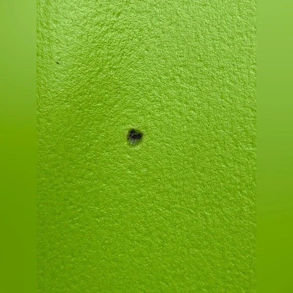 1970s Vintage Oval Vinyl Placemats Set 6 Blue Green - Picture 4 of 5